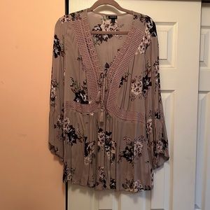 Torrid Floral Top size 2